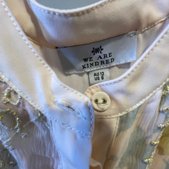 $747! 🔥 We Are Kindred Isabella Asymmetric dress Light Pink - Picture 10 of 11